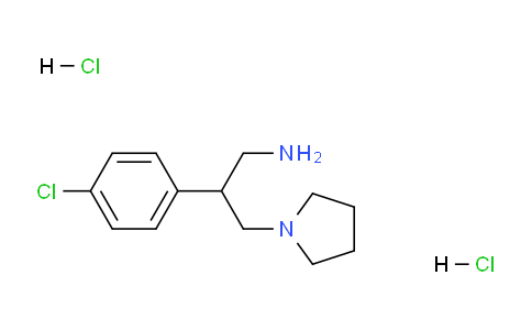 CAS No. 1159824-40-4, 2-(4-Chlorophenyl)-3-(pyrrolidin-1-yl)propan-1-amine dihydrochloride