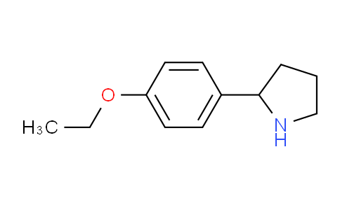 CAS No. 383127-28-4, 2-(4-Ethoxyphenyl)pyrrolidine
