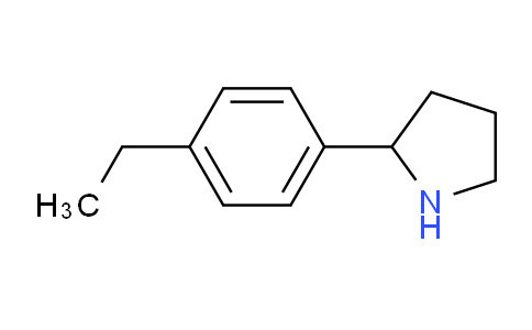 CAS No. 298690-91-2, 2-(4-Ethylphenyl)pyrrolidine