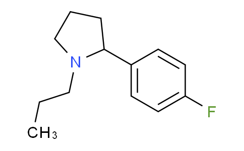 CAS No. 1355226-01-5, 2-(4-Fluorophenyl)-1-propylpyrrolidine