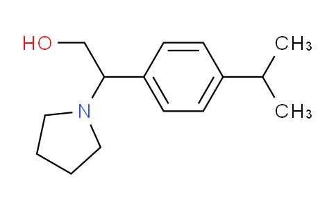 CAS No. 1226188-33-5, 2-(4-Isopropylphenyl)-2-(pyrrolidin-1-yl)ethanol