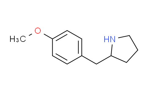 CAS No. 66162-38-7, 2-(4-Methoxybenzyl)pyrrolidine