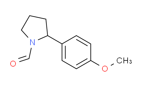 CAS No. 23045-60-5, 2-(4-Methoxyphenyl)pyrrolidine-1-carbaldehyde