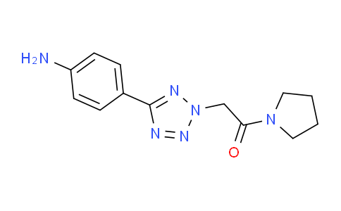 MC666254 | 436092-94-3 | 2-(5-(4-Aminophenyl)-2H-tetrazol-2-yl)-1-(pyrrolidin-1-yl)ethanone