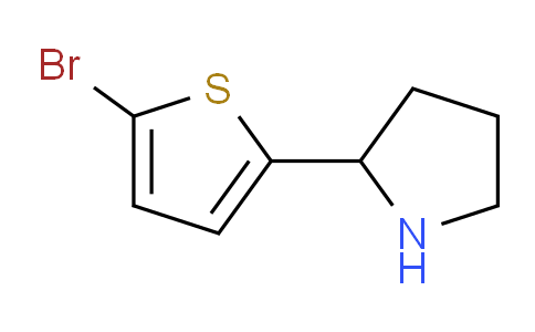 CAS No. 524674-43-9, 2-(5-Bromothiophen-2-yl)pyrrolidine