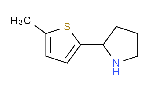 CAS No. 524674-41-7, 2-(5-Methylthiophen-2-yl)pyrrolidine
