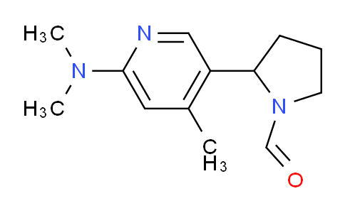 CAS No. 1352505-69-1, 2-(6-(Dimethylamino)-4-methylpyridin-3-yl)pyrrolidine-1-carbaldehyde