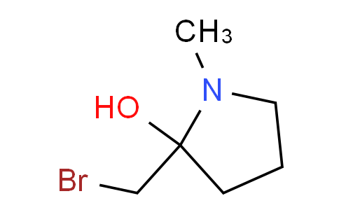 CAS No. 13617-00-0, 2-(Bromomethyl)-1-methylpyrrolidin-2-ol