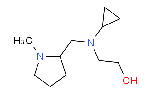 CAS No. 1353965-32-8, 2-(Cyclopropyl((1-methylpyrrolidin-2-yl)methyl)amino)ethanol