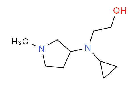 CAS No. 1353988-57-4, 2-(Cyclopropyl(1-methylpyrrolidin-3-yl)amino)ethanol