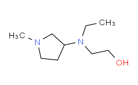 CAS No. 1353964-83-6, 2-(Ethyl(1-methylpyrrolidin-3-yl)amino)ethanol