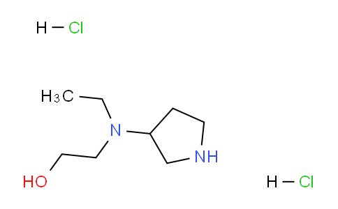 CAS No. 1219979-94-8, 2-(Ethyl(pyrrolidin-3-yl)amino)ethanol dihydrochloride