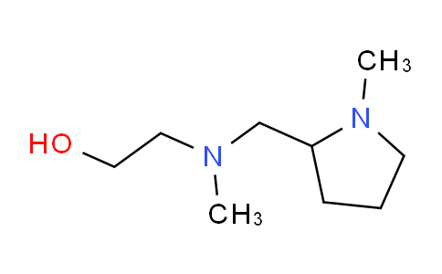 CAS No. 1353961-27-9, 2-(Methyl((1-methylpyrrolidin-2-yl)methyl)amino)ethanol