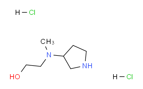 CAS No. 1219957-28-4, 2-(Methyl(pyrrolidin-3-yl)amino)ethanol dihydrochloride
