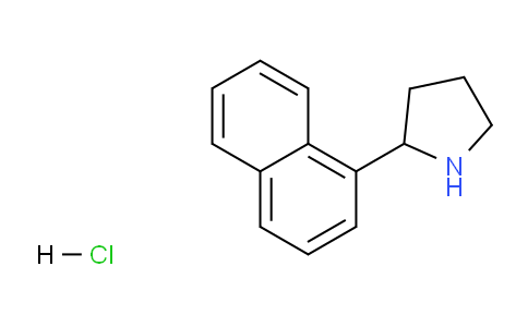 CAS No. 1197235-46-3, 2-(Naphthalen-1-yl)pyrrolidine hydrochloride
