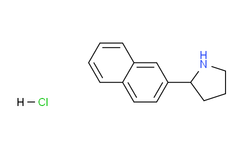 CAS No. 100710-36-9, 2-(Naphthalen-2-yl)pyrrolidine hydrochloride