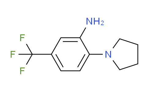 CAS No. 133184-80-2, 2-(Pyrrolidin-1-yl)-5-(trifluoromethyl)aniline