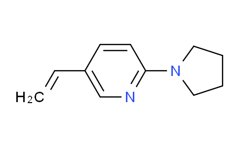 CAS No. 1355178-84-5, 2-(Pyrrolidin-1-yl)-5-vinylpyridine