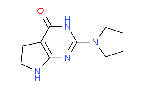CAS No. 1707365-10-3, 2-(Pyrrolidin-1-yl)-6,7-dihydro-3H-pyrrolo[2,3-d]pyrimidin-4(5H)-one