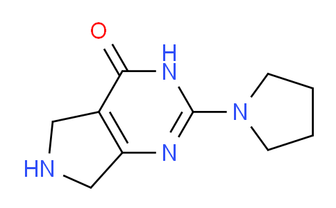 CAS No. 1597842-90-4, 2-(Pyrrolidin-1-yl)-6,7-dihydro-3H-pyrrolo[3,4-d]pyrimidin-4(5H)-one