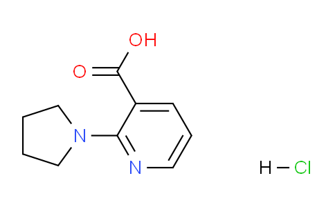 CAS No. 1052549-87-7, 2-(Pyrrolidin-1-yl)nicotinic acid hydrochloride
