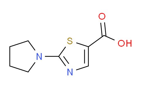 CAS No. 941716-91-2, 2-(Pyrrolidin-1-yl)thiazole-5-carboxylic acid