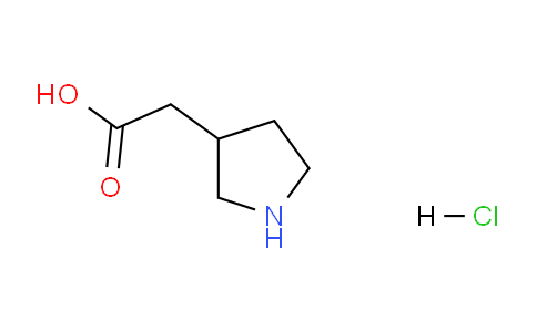 CAS No. 80616-50-8, 2-(Pyrrolidin-3-yl)acetic acid hydrochloride