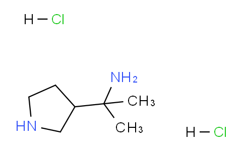 CAS No. 1363405-93-9, 2-(Pyrrolidin-3-yl)propan-2-amine dihydrochloride