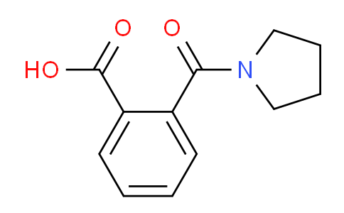 CAS No. 20320-43-8, 2-(Pyrrolidine-1-carbonyl)benzoic acid