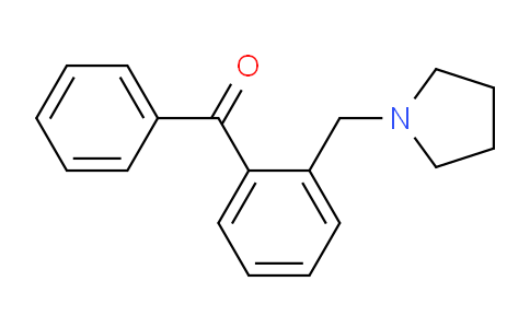 CAS No. 742000-78-8, 2-(Pyrrolidinomethyl)benzophenone
