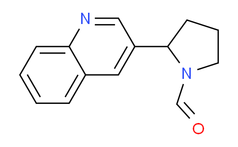 CAS No. 1352485-82-5, 2-(Quinolin-3-yl)pyrrolidine-1-carbaldehyde