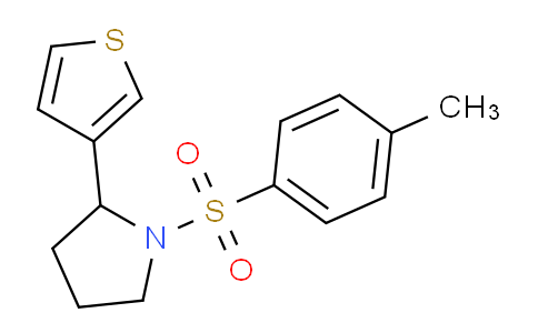 CAS No. 298690-18-3, 2-(Thiophen-3-yl)-1-tosylpyrrolidine