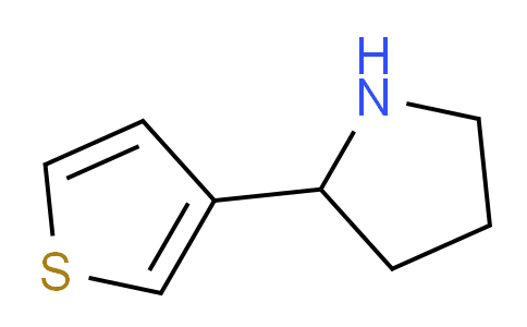 CAS No. 298690-85-4, 2-(Thiophen-3-yl)pyrrolidine