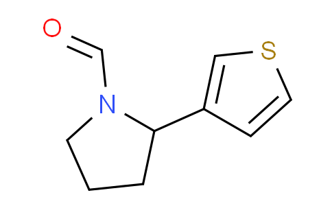 CAS No. 1355233-92-9, 2-(Thiophen-3-yl)pyrrolidine-1-carbaldehyde