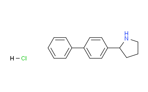 CAS No. 101292-59-5, 2-([1,1'-Biphenyl]-4-yl)pyrrolidine hydrochloride