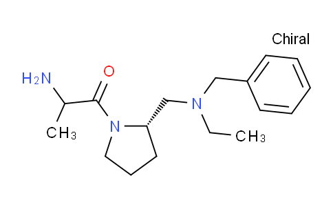 CAS No. 1354033-47-8, 2-Amino-1-((S)-2-((benzyl(ethyl)amino)methyl)pyrrolidin-1-yl)propan-1-one