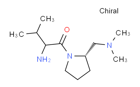 CAS No. 1344964-01-7, 2-Amino-1-((S)-2-((dimethylamino)methyl)pyrrolidin-1-yl)-3-methylbutan-1-one