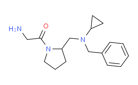 CAS No. 1353977-77-1, 2-Amino-1-(2-((benzyl(cyclopropyl)amino)methyl)pyrrolidin-1-yl)ethanone