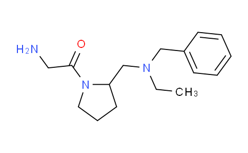 CAS No. 1353964-09-6, 2-Amino-1-(2-((benzyl(ethyl)amino)methyl)pyrrolidin-1-yl)ethanone