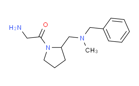 CAS No. 1353963-95-7, 2-Amino-1-(2-((benzyl(methyl)amino)methyl)pyrrolidin-1-yl)ethanone