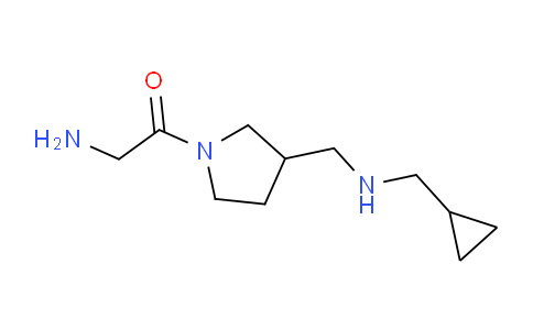 CAS No. 1353947-46-2, 2-Amino-1-(3-(((cyclopropylmethyl)amino)methyl)pyrrolidin-1-yl)ethanone