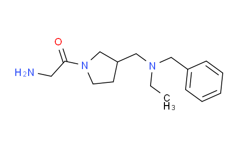 CAS No. 1353963-15-1, 2-Amino-1-(3-((benzyl(ethyl)amino)methyl)pyrrolidin-1-yl)ethanone