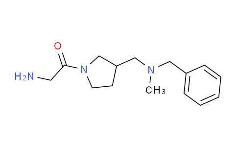 CAS No. 1353955-27-7, 2-Amino-1-(3-((benzyl(methyl)amino)methyl)pyrrolidin-1-yl)ethanone