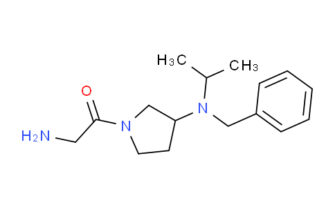 CAS No. 1353955-25-5, 2-Amino-1-(3-(benzyl(isopropyl)amino)pyrrolidin-1-yl)ethanone