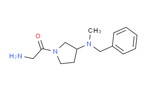 CAS No. 1353984-78-7, 2-Amino-1-(3-(benzyl(methyl)amino)pyrrolidin-1-yl)ethanone
