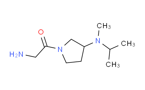 CAS No. 1353962-32-9, 2-Amino-1-(3-(isopropyl(methyl)amino)pyrrolidin-1-yl)ethanone