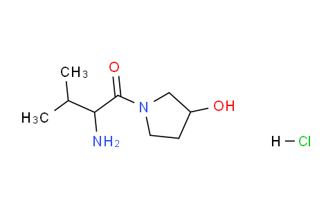 CAS No. 1236262-78-4, 2-Amino-1-(3-hydroxypyrrolidin-1-yl)-3-methylbutan-1-one hydrochloride