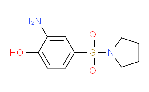 CAS No. 726151-75-3, 2-Amino-4-(pyrrolidin-1-ylsulfonyl)phenol