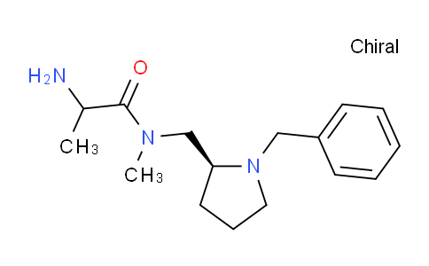CAS No. 1354033-15-0, 2-Amino-N-(((S)-1-benzylpyrrolidin-2-yl)methyl)-N-methylpropanamide