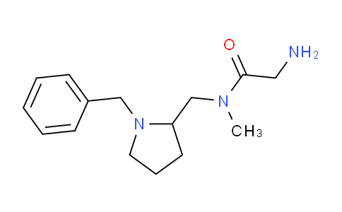 CAS No. 1353974-42-1, 2-Amino-N-((1-benzylpyrrolidin-2-yl)methyl)-N-methylacetamide